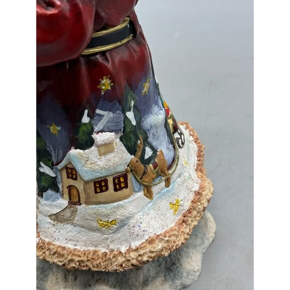 Vintage Hand-Painted Santa Claus Figurine Festive Christmas Decor 11" Tall READ - Picture 6 of 13